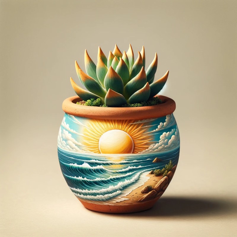 Terra Cotta Pot&nbsp;Painting